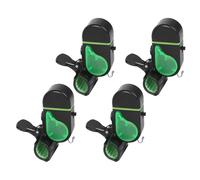 Avejjbaey Allarme per morsi di pesca, luce LED sensibile, elettronica, suoni, allarmi, campane, clip sulla canna da pesca, suoni elettronici duraturi