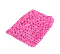 Avejjbaey Bambini Tubo Top 9 "Crochet Free Crop Top Tubo Top Elastico Fascia Fascia Per Capelli Ragazze Tutu Gonna Rimovibile Ragazze Reggiseni, Rosso rosato, Taglia unica