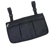 Avejjbaey Borsa di immagazzinaggio laterale del bracciolo della sedia a rotelle impermeabilizza i sacchetti laterali della sedia a rotelle per il deambulatore Rollator Scooter elettrico sedie a