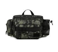Avejjbaey Borsa per attrezzi da pesca Borsa a tracolla singola per esterni Borsa a tracolla di grande capacità Borsa per attrezzi da pesca, Camouflag notte oscura, Taglia unica