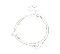 Avejjbaey Braccialetto dell'amicizia con ciondolo a forma di cuore, per donne, ragazze, adolescenti, compleanno, figlia, sorella, migliore amica, regalo di compleanno, Misura unica, come descritto