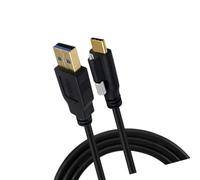 Avejjbaey Cavo Dati Porta USB 3.0 C velocità con Dettaglio bloccaggio a Doppia Vite e connettore Rinforzato per Cavo Dati della Struttura del mirino