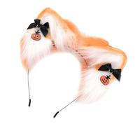 Avejjbaey Cerchietto per capelli Halloween, vampiri, demoni, orecchie di lupo, fasce per capelli, misura regolabile, copricapo per adulti,