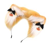 Avejjbaey Cerchietto per capelli Halloween, vampiri, demoni, orecchie di lupo, fasce per capelli, misura regolabile, copricapo per adulti,