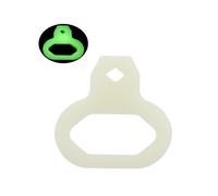 Avejjbaey Clip di immersione in silicone con la funzione d'ardore di notte per l'immersione e l'esplorazione subacquea tecnica incandescente gancio di immersione