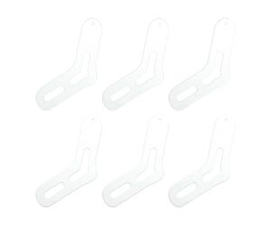 Avejjbaey Confezione da 6 blocchi per calzini in legno ispessito per esposizione e perfetta manutenzione della forma per progetti di lavoro a maglia, forniture per calze e presentazioni, Misura unica