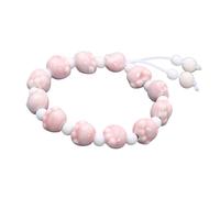 Avejjbaey Elegante braccialetto per donne e studenti, con perle di ceramica, elastico, comodo, accessorio alla moda, braccialetto fatto a mano, Taglia unica, come descritto