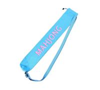 Avejjbaey Elegante portaoggetti pieghevole Mahjong con tessuto, Blue | Comodo e compatto per gioco organizzato, con doppia chiusura protetta, adatto per viaggi e uso domestico