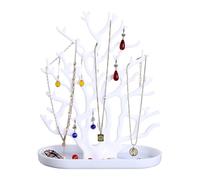 Avejjbaey Espositore decorativo per gioielli ad albero Multi Branch Organizzatori Design compatto leggero per la casa Negozio Disposizione del controsoffitto di facile assemblaggio Albero dei mon