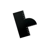 Avejjbaey Guida igienica per il taglio dei capelli con alcoli resistenti agli alcoli, linee dei capelli ricurve, linee dei capelli naturali per barbieri mobili, accessorio per taglio di capelli da