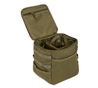 Avejjbaey Outdoor Camping Fornello Borsa per il trasporto Impermeabile Viaggio Cucina Pentole Utensili Stoccaggio Borsa Piccole cose, Verde militare, 21.5*21.5*23.5cm