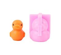 Avejjbaey Stampi in silicone a forma di anatra per resina epossidica fatti a mano sapone fondente torta stampi cioccolato strumenti di cottura in resina animale mestiere silicone stampi