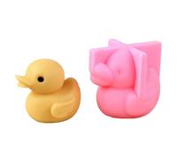 Avejjbaey Stampi in silicone a forma di anatra per resina epossidica fatti a mano sapone fondente torta stampi cioccolato strumenti di cottura in resina animale mestiere silicone stampi