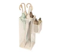 Avejjbaey Supporto verticale per ombrelli in ferro con grande capacità per ingresso domestico stoccaggio antiruggine e anti-collasso grande capacità pieghevole ombrelli stand