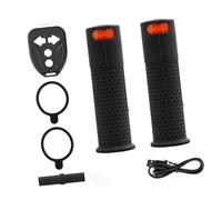 Avejjbaey Universali Manubrio Indicatori direzione Impugnatura leggera antiscivolo per scooter elettrici Manubri ricambio per biciclette Spia luminosa Impugnature per scooter elettrici Indicatori