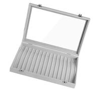 Avejjbaey Vassoio di visualizzazione dei gioielli composito facile da trasportare per i venditori Copertura multiuso dei velluto Caratteristica antiscivolo Display portatile