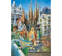 AveJoys Puzzle per adulti 1000 pezzi Barcelona Gaudi 70 x 50 cm puzzle per adulti gioco educativo sfida giocattolo 1000 pezzi puzzle per adulti bambini