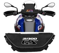 Aveko Borsa da Manubrio per BMW R1300GS R 1300GS Trophy 2023 2024 Borsa da Navigazione per Volante da Moto, Borsa per Telefono Impermeabile Portatile (A)