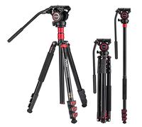 Avella A154P Videocamera Treppiede Monopiede Lega di Alluminio 78 pollici per Canon Nikon Sony Olympus Panasonic DSLR Fotocamera