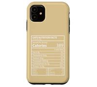 Avena Valori nutrizionali Design minimale del pannello decorativo della cucina Custodia per iPhone 11