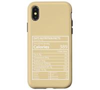Avena Valori nutrizionali Design minimale del pannello decorativo della cucina Custodia per iPhone X/XS
