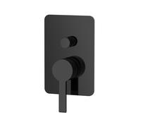 Avenarius Line 230 miscelatore monocomando, per vasca e doccia, 2306150040, Line 230 nero opaco [Rubinetteria Bagno > Rubinetteria Doccia]