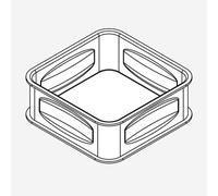 Avenarius Serie 240 inserto in plastica per bicchiere con supporto, 1009060000, 240 [Accessori Bagno > Accessori per Accessori Bagno]