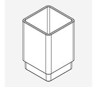 Avenarius Serie 240 ricambio bicchiere per set portascopino WC, 1009061905, 240 satinato [Accessori Bagno > Accessori per Accessori Bagno]