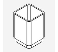 Avenarius Serie 240 ricambio bicchiere per supporto con bicchiere, 1009057905, 240 satinato [Accessori Bagno > Accessori per Accessori Bagno]