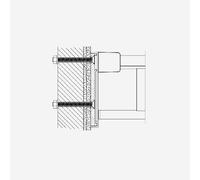 Avenarius set di fissaggio n. 3, 1009016000, free living! [Accessori Bagno > Ricambi per Accessori Bagno]