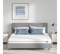 Avenco Materasso Matrimoniale 140x190, Alto 16 cm, Materassi in Schiuma di Fibra di Bambù, Materasso Reversibile, 7-Zone di Comfort, Livelli di Compattezza H3 e H4, Lavabile, Traspirante