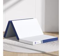 Avenco Materasso pieghevole Twin XL, materasso pieghevole in memory foam da 10 cm, materasso portatile con rivestimento rimovibile e rimovibile per camera degli ospiti/caravan/campeggio/viaggi