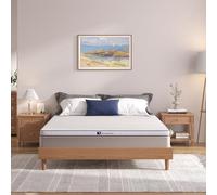 Avenco Topper Memory 90x200, Coprimaterasso Singolo Altezza 7.5 cm, Topper Memory Foam di Gel, Schiuma di Fibra di Bambù, Topper con Fodera Rimovibile e Lavabile, Elevata Traspirante