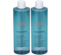 Avéne Cleanance Acqua Micellare 2x400 ml Detergente
