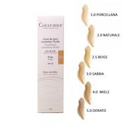 Eau Thermale Avene Couvrance Fondotinta Correttore Fluido Coprente Colore 2.5 Beige 30 ml