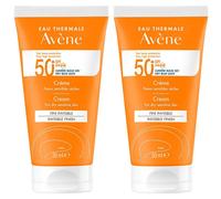 Avène Crema SPF 50+ Solare Viso 2x50 ml Crema solare