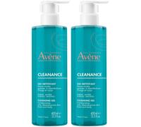 Avène Eau Thermale Cleanance Gel Detergente 400ml 2x400 ml Gel