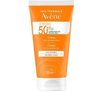 Avene Sun Cream Invisible Finish SPF50+ protezione solare per il viso con protezione uv molto alta 50 ml Unisex