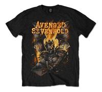 Avenged Sevenfold - T-Shirt # S Black Unisex # Atone