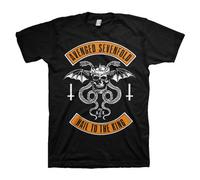 Avenged Sevenfold A7X Hail to the King Logo autorizzato Uomo maglietta