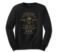 Avenged Sevenfold A7X Longsleeve Seize The Day ufficiale Uomo maglietta unisex