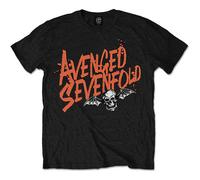 Avenged Sevenfold A7X Orange Splatter ufficiale Uomo maglietta unisex