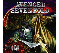 Avenged Sevenfold City of Evil (Red & Yellow Swirl W/ Foil Jacket)