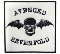 Avenged Sevenfold Classic Deathbat Negative Ufficiale Toppa da cucire