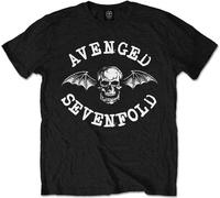 Avenged Sevenfold Classic Deathbat Short Sleeve, Nero (Black), XL Uomo