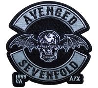 Avenged Sevenfold Deathbat Crest Cut-Out Ufficiale Toppa da cucire