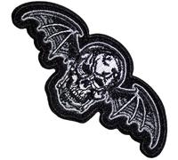 Avenged Sevenfold Deathbat Cut-Out Woven Patch Size One Size