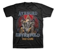 Avenged Sevenfold Hail to the King A7X ufficiale Uomo maglietta unisex