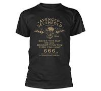 Avenged Sevenfold Seize The Day - T-shirt da uomo, manica corta, colore nero (black), taglia XL
