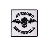 Avenged Sevenfold White Distintivo Ricamato Applicazioni Il Ferro Sulla Toppa Patch Accessorio